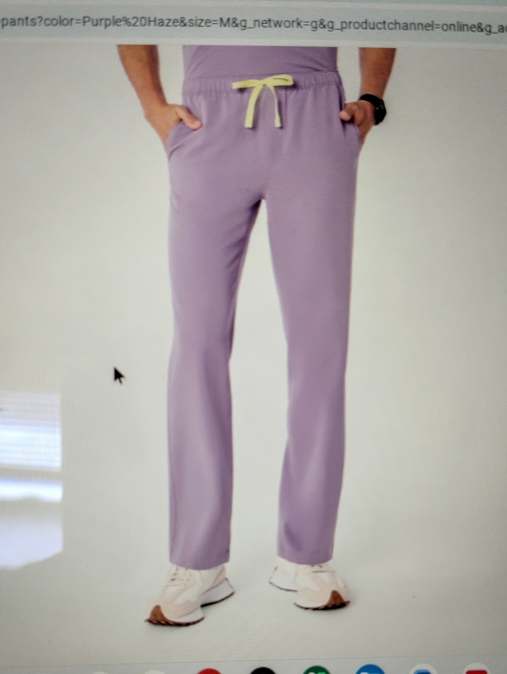 Figs Lavender Dew Large Male Pisco Scrubs. New in bag, never worn
